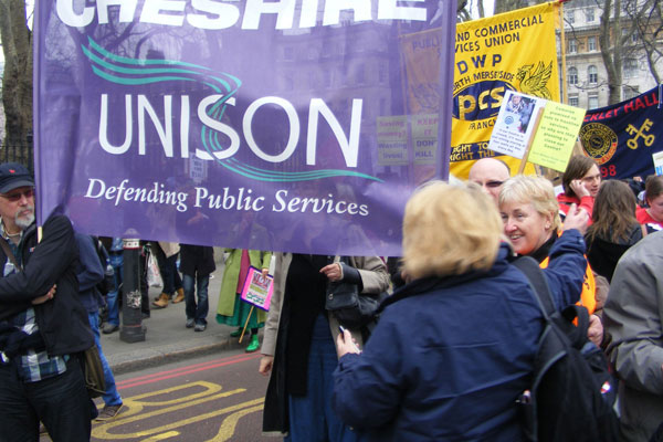 West Cheshire UNSON campaign defending public services